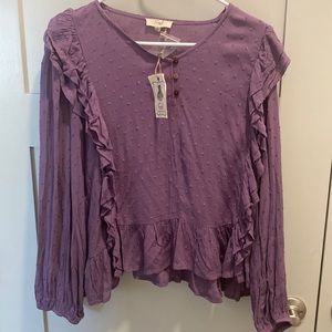 NWT easel blouse